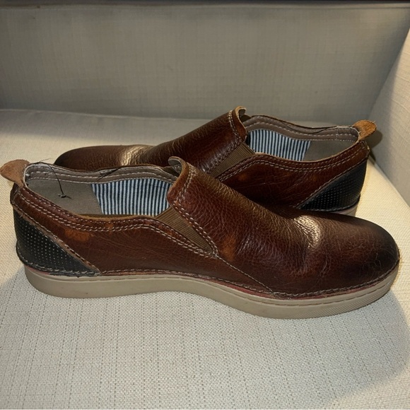 Clarks Kitna Brown/Navy Easy Slip-On Leather Size 12M main image 10